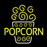 Popcorn Block Neon Skilt