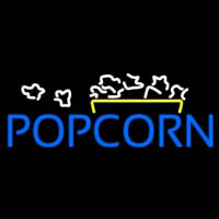 Popcorn Logo Neon Skilt