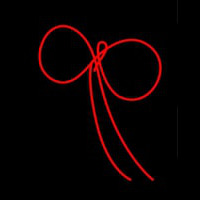 Pow Style Tie Logo Neon Skilt