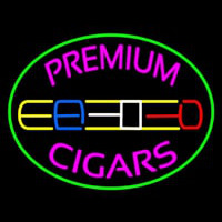 Premium Cigars Logo Neon Skilt