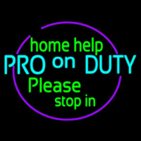 Pro On Duty Neon Skilt