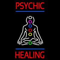 Psychic Health With Blue Line Neon Skilt