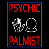 Psychic Palmist Neon Skilt