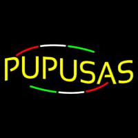 Pupusas Neon Skilt