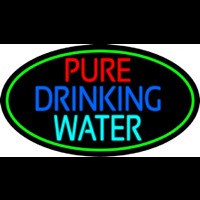 Pure Drinking Water Neon Skilt