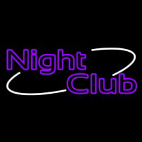 Purple Block Night Club Neon Skilt