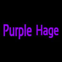 Purple Hage Neon Skilt
