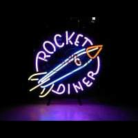 ROCKET DINER Neon Skilt