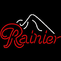Rainier Ice Mountain Beer Sign Neon Skilt