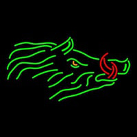 Razorback Logo Neon Skilt