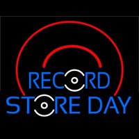 Record Store Day Neon Skilt