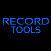 Record Tools Neon Skilt