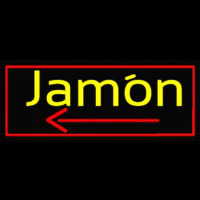 Red  Border Jamon Neon Skilt