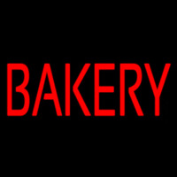 Red Bakery Neon Skilt