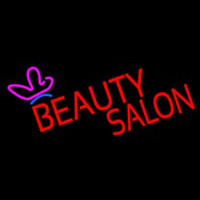 Red Beauty Salon Logo Neon Skilt