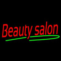 Red Beauty Salon Neon Skilt