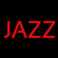 Red Block Jazz Neon Skilt