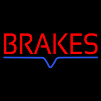 Red Brakes Neon Skilt