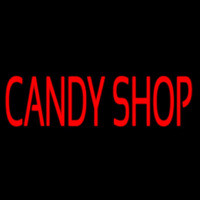 Red Candy Shop Neon Skilt