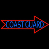 Red Coast Guard Neon Skilt