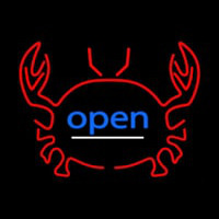 Red Crab Neon Skilt