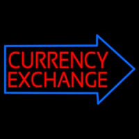 Red Currency E change With Arrow Neon Skilt