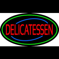 Red Delicatessen Neon Skilt