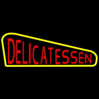 Red Delicatessen Neon Skilt