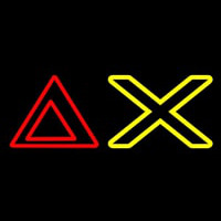 Red Delta Yellow Chi Neon Skilt
