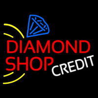 Red Diamond Shop Neon Skilt