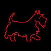 Red Dog Neon Skilt