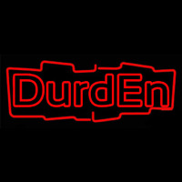 Red Durden Neon Skilt