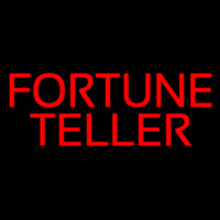 Red Fortune Teller Neon Skilt