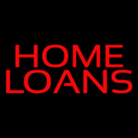 Red Home Loans Neon Skilt