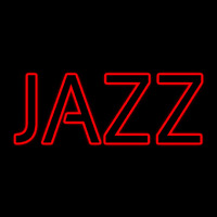 Red Jazz Block 3 Neon Skilt