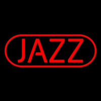 Red Jazz Block Neon Skilt