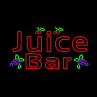 Red Juice Bar Neon Skilt