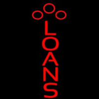 Red Loans Neon Skilt