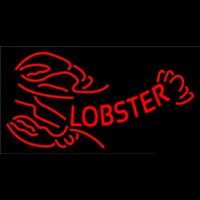 Red Lobster Logo Neon Skilt