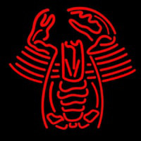 Red Lobster Logo Neon Skilt