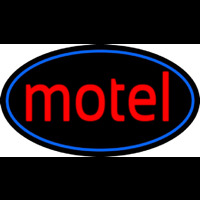 Red Motel Neon Skilt