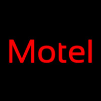 Red Motel Neon Skilt