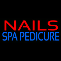 Red Nails Spa Pedicure Neon Skilt