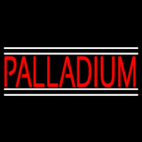Red Palladium White Line Neon Skilt