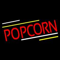 Red Popcorn Neon Skilt
