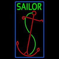 Red Sailor Logo Neon Skilt