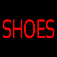 Red Shoes Neon Skilt