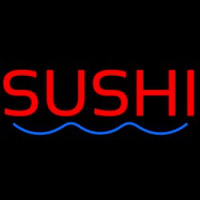 Red Sushi Neon Skilt
