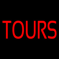 Red Tours Neon Skilt