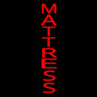 Red Vertical Mattress Neon Skilt